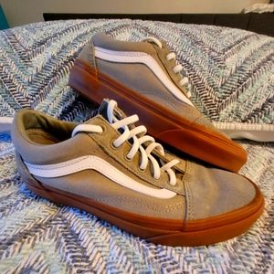 VANS old skool grey gum sole shoe